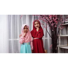 Gamis Syar I Anak Tanggung Polos Aiska