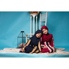 Gamis Anak Ashfa Hijab Lucu Ngaji