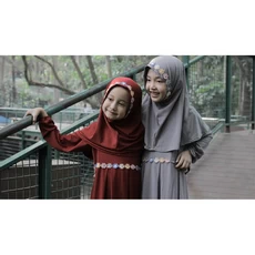 Gamis Anak Tanggung Katun Modern Tanggung