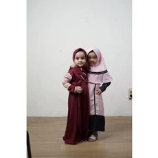 Baju Gamis Couple Ibu Dan Anak Perempuan Terbaru 2022 Aruwais