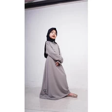 Gamis Anak Katun Madina Lucu Ngaji