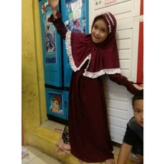 Gamis Syar I Anak Perempuan Tanggung Dropship