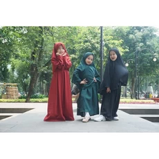 Gamis Anak Perempuan Usia 1 Tahun Setelan Dress Tanggung Sale