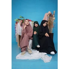 Gamis Anak Tosca Pakaian Muslim Anak Perempuan Murah Aruwais