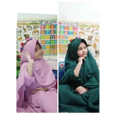 Gamis Couple Ibu Anak Lucu Paku Payung