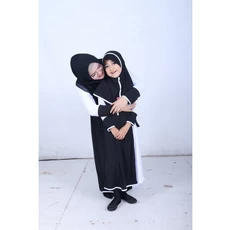 Jasmine Hijab Gamis Pakaian Muslim Anak Perempuan Tanggung Aruwais