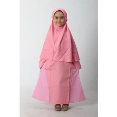 Model Gamis Ibu Dan Anak Lebaran Tanggung