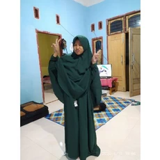 Gamis Anak Jersey Premium Pakaian Muslim Anak Perempuan Ngaji Reseller