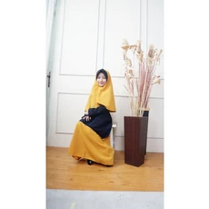 Gamis Anak Satin Velvet Lucu Terbaru 2023