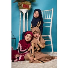 Gamis Anak Usia 10 Tahun Terbaru Pakaian Muslim Anak Perempuan Lebaran Grosir
