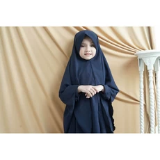 Gamis Anak Perempuan Katun Modern Paku Payung