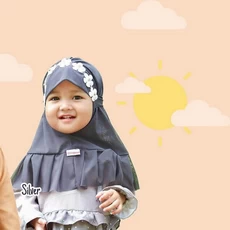 Jilbab Anak Anak Modern SMP Rabbani
