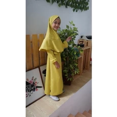 Gamis Katun Anak SD Gratis Ongkir