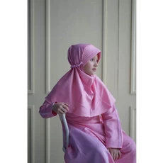 Gamis Anak Bandung Dress Muslim Polos Dropship