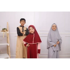 Gamis Syari I Anak Polos Reseller