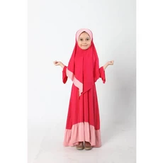 Gamis Anak Wollycrepe Tanggung Labella