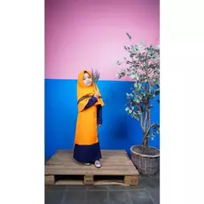 Gamis Anak Polos Dress Muslim Polos Paku Payung