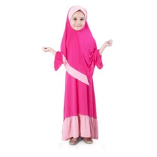 Gamis Anak Polos Dress Muslim Syari Labella