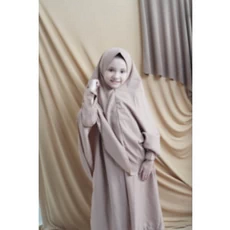 Gamis Jersey Anak Perempuan 10 Tahun Modern Labella