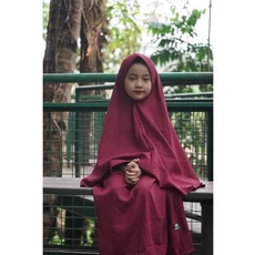 Gamis Anak 10Th Bahan Katun Polos Labella