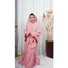 Gamis Anak La Bella Rania Seragam Dropship