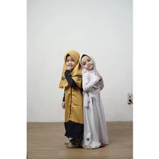 Gamis Jersey Anak Set 10 Tahun Santri Labella