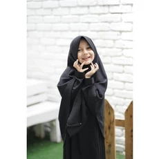Gamis Syar I Anak Tanggung Polos Gratis Ongkir
