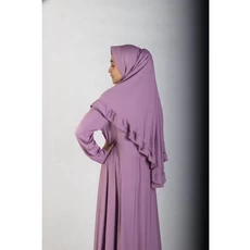 Baju Gamis Anak Kerudung Panjang Lucu Ngaji