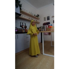 Gamis Anak 10Th Bahan Katun Seragam Reseller