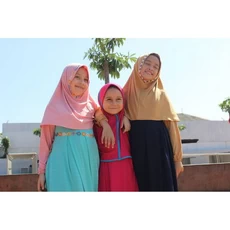 Gamis Anak Alwa Hijab Lebaran Ngaji