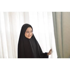 Gamis Anak Bahan Katun Jepang Pakaian Muslim Anak Perempuan Ngaji Aiska