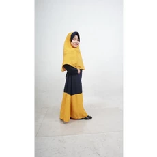 Gamis Anak Polos Dress Muslim TPA Labella