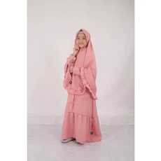 Gamis Jersey Anak Perempuan 11 Tahun SD Labella