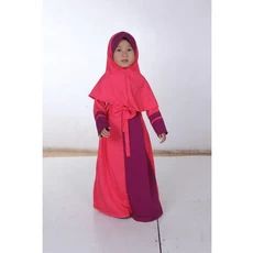 Model Gamis Anak Kombinasi Modern Dropship