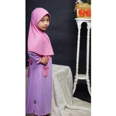 Gamis Anak Polos Dress Muslim Lebaran Terbaru 2023