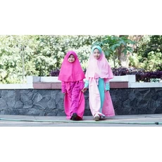 Gamis Jersey Anak Premium 5 Tahun Modern Labella