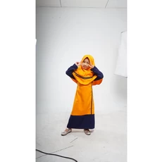 Gamis Anak Jersey Premium Pakaian Muslim Anak Perempuan Ngaji Gratis Ongkir