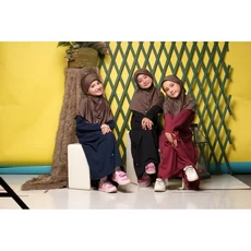 Gamis Anak Perempuan Katun Lebaran Labella