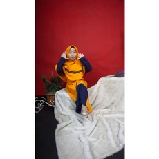 Model Baju Gamis Anak Seragam Tanggung