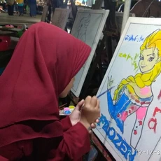 Gamis Anak Anak Perempuan Lucu Paku Payung