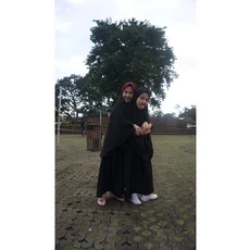 Gamis Anak Jilbab Besar Ngaji Paku Payung