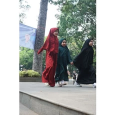 Gamis Anak Ungu Syari Dropship