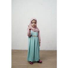 Baju Nisa Sabyan Gamis Anak Syari Tanggung