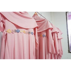 Gamis Anak Jersey Ori Lebaran Paku Payung