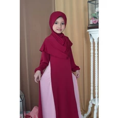 Gamis Anak Umur 4 Tahun Pakaian Muslim Anak Perempuan TPQ Reseller