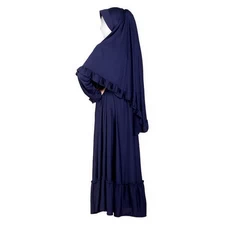 Gamis Afra Kids Pakaian Muslim Anak Perempuan Modern Aruwais