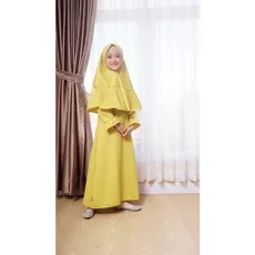 Gamis Anak Cewek Pakaian Muslim Anak Perempuan Murah Cutetrik