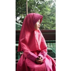 Gamis Anak Kombinasi Polos Modern Labella