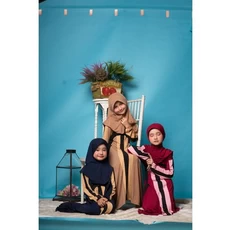 Gamis Anak Perempuan 9 Tahun Pakaian Muslim Anak Perempuan Seragam ASDF