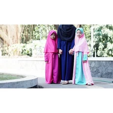 Gamis Anak Polos 11 Thn Ibtidaiyah Aruwais